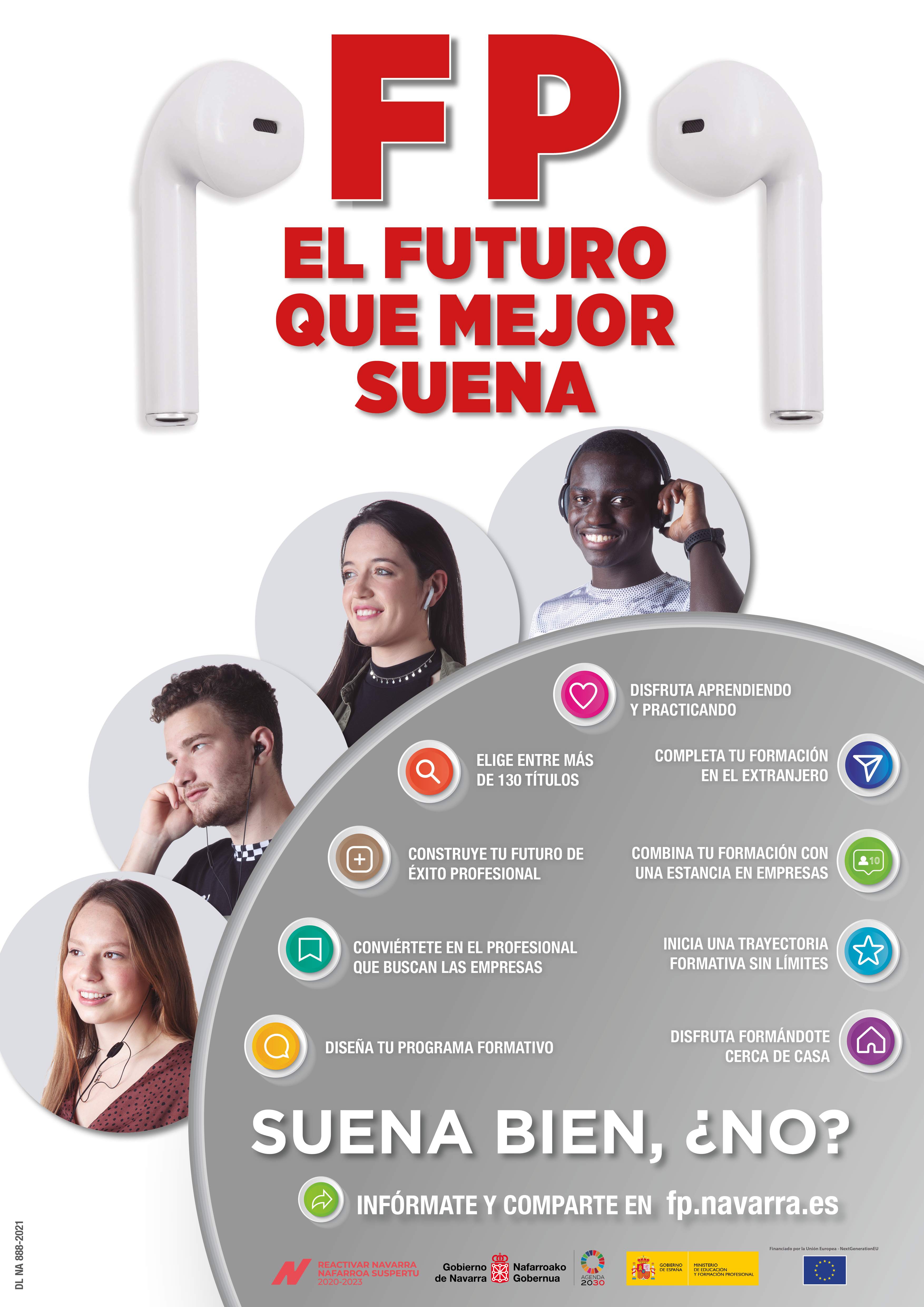Educación presenta la campaña de inscripción en Formación Profesional bajo el lema “FP, el futuro que mejor suena”
